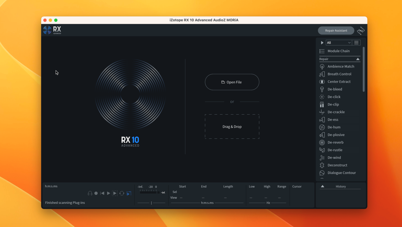 音频修复神器 iZotope RX 10 Audio Editor Advanced 10.5.0 中文汉化破解版 音频修复神器 iZotope RX 10 Audio Editor Advanced 10.5.0 中文汉化破解版